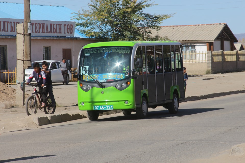 ХЭНТИЙ: Цахилгаан автобус бүхий нийтийн тээврийн үйлчилгээг нэвтрүүллээ